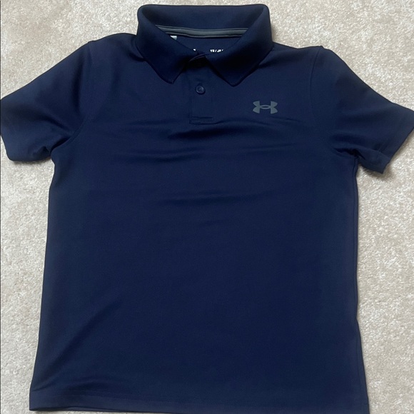 Under Armour Kids Dark Blue Polo - Picture 1 of 4